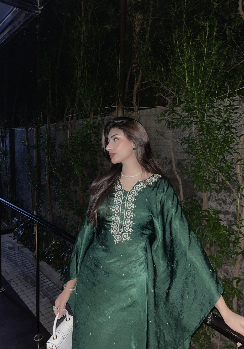 Olive caftan
