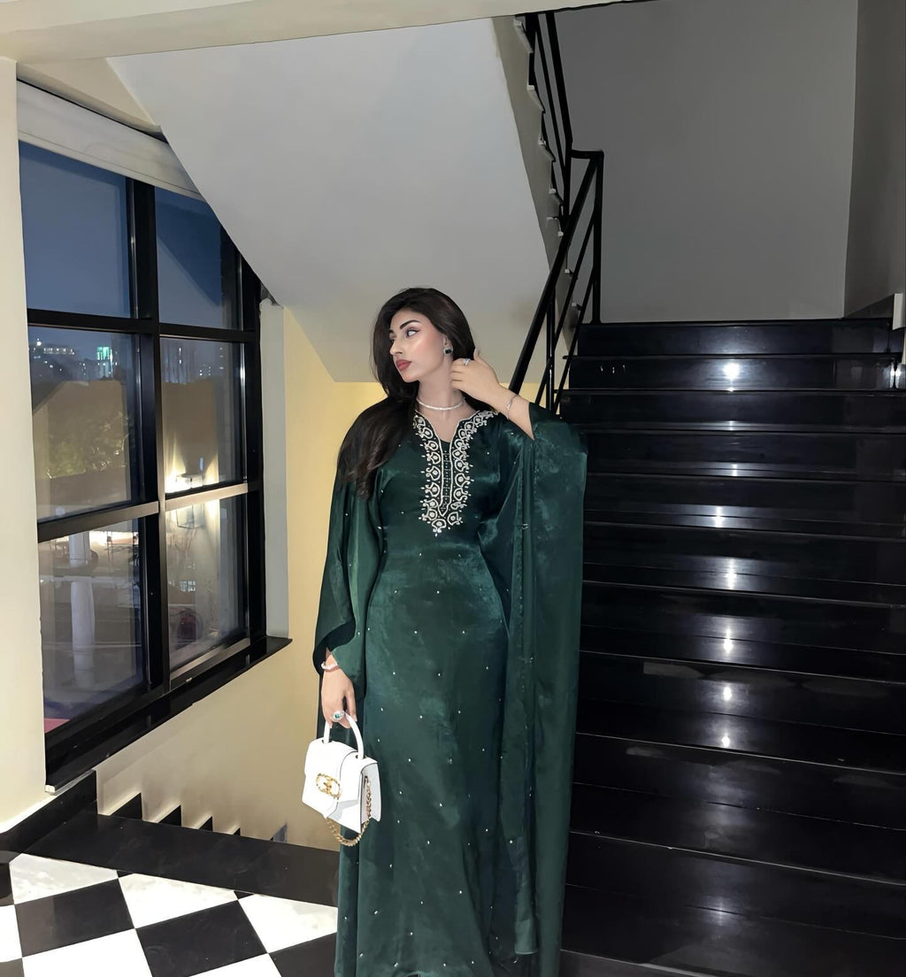 Olive caftan