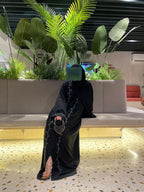 Black Petal Drape