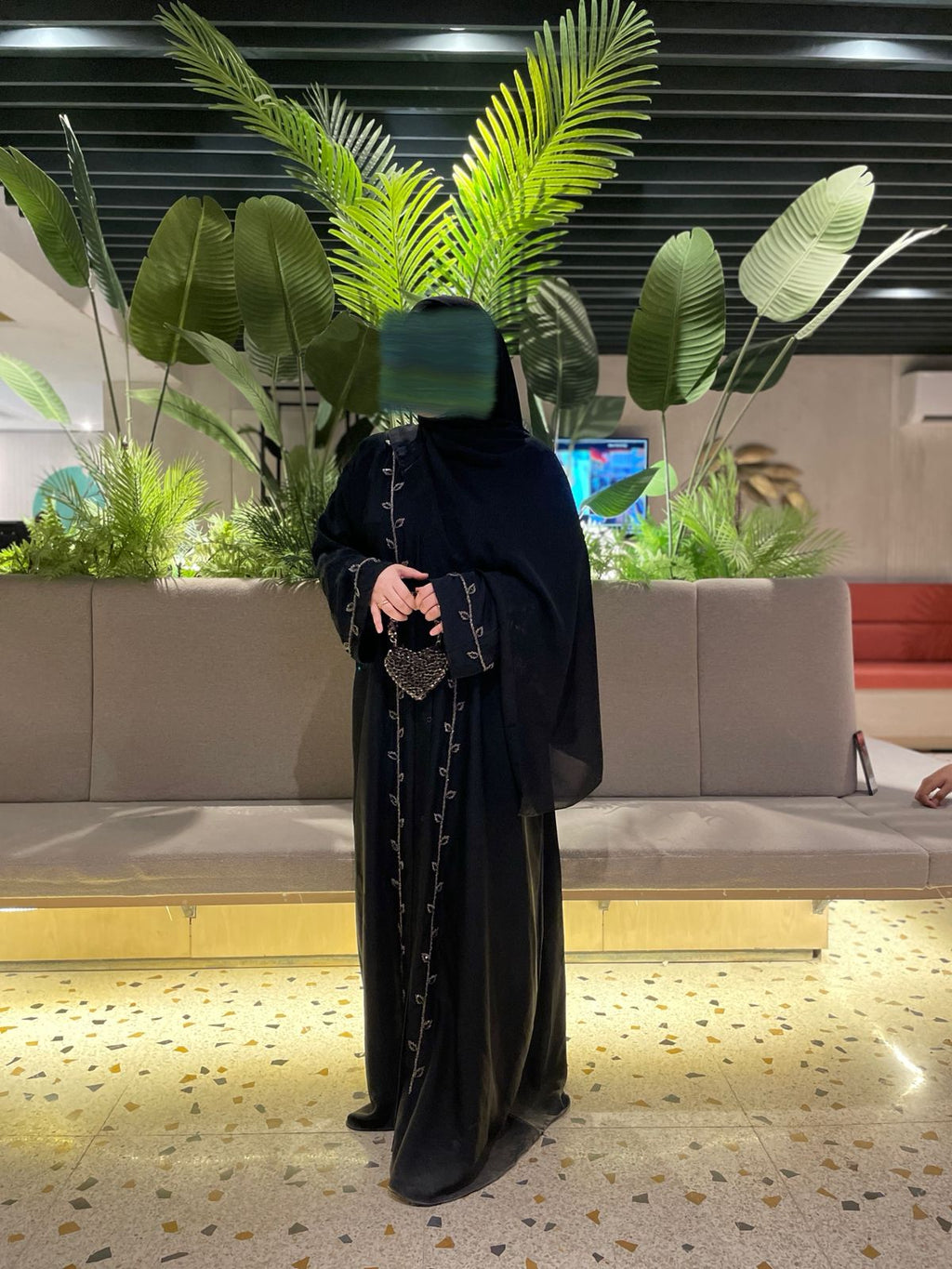 Black Petal Drape