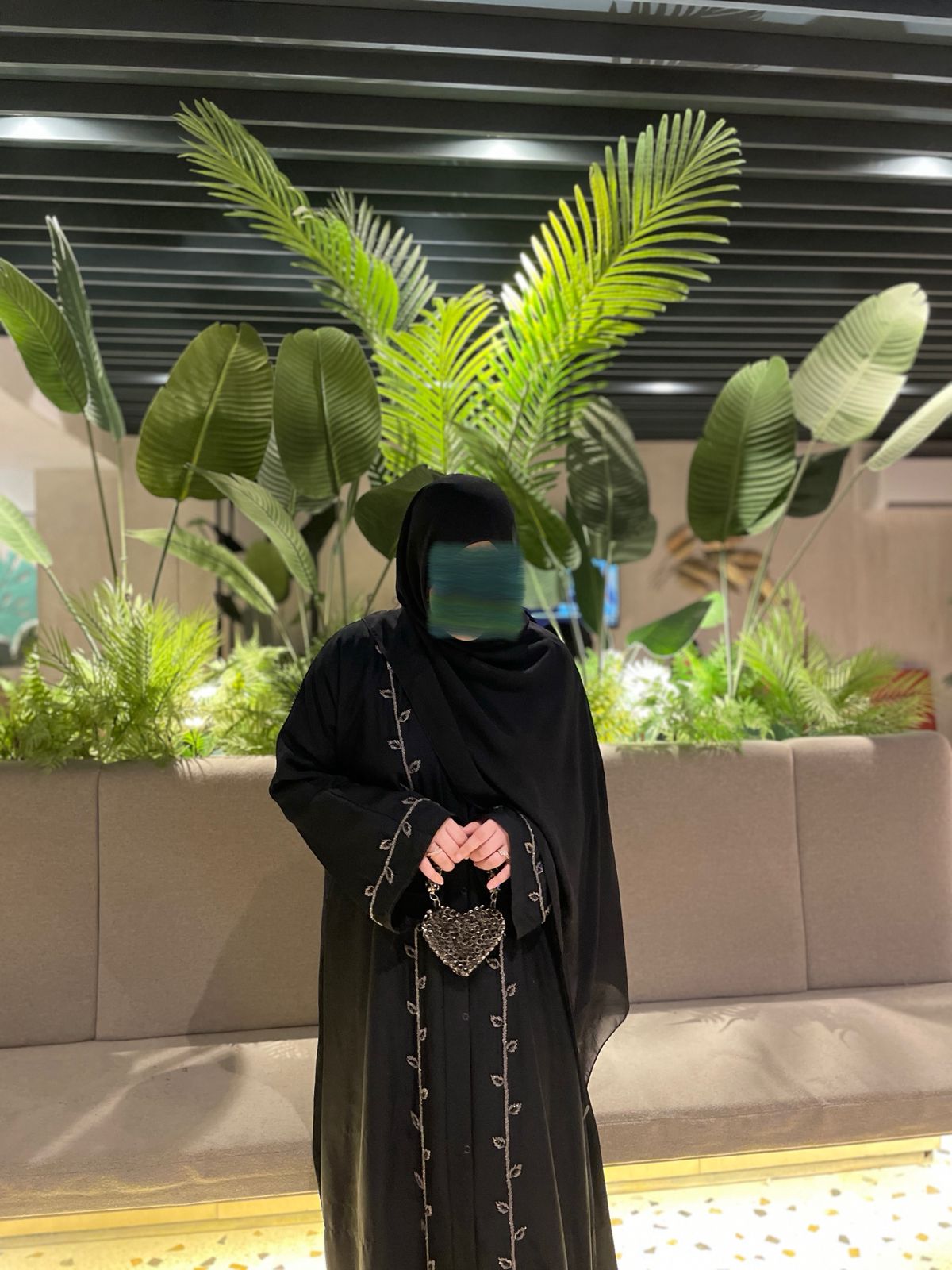 Black Petal Drape